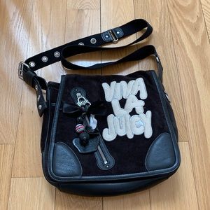 Juicy Couture Viva La Juicy Black Messenger Bag